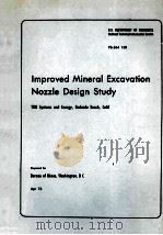 IMPRIVED MINERAL EXCAVATION NOZZLE DESIGN STUDY     PDF电子版封面     