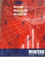 MINITAB USER'S GUIDE REKEASE 11 FOR WINDOES TM     PDF电子版封面     