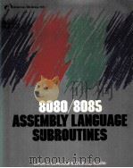 8080/8085 ASSEMBLY LANGUAGE SUBROUTINES（ PDF版）