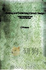 ANALOG AND SWITCHING CIRCUIT DESIGN（ PDF版）