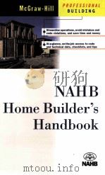 NAHB HOME BUILDER'S KANDBOOK     PDF电子版封面  0071372040   