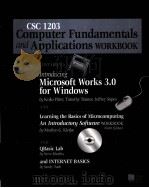 CSC 1203 COMPUTER FUNDAMENTALS AND APPLICATIONS WORKBOOK     PDF电子版封面  0070502684   