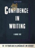 CONFIDENCE IN WRITING A BASIC TEXT     PDF电子版封面  0155129872   