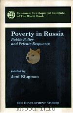 POVERTY IN RUSSIA     PDF电子版封面    JENI KLUGMAN 