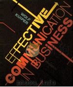 EFFECTIVE COMMUNICATION IN BUSINESS 8TH EDITION     PDF电子版封面     