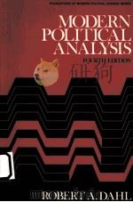 MODERN POLITICAL ANALYSIS FOURTH EDITION     PDF电子版封面    ROBERT A.DAHL 