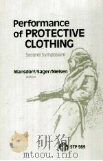 PERFORMANCE OF PROTECTIVE CLOTHING     PDF电子版封面     