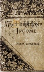 MRS. HERNDON'S INCOME   1886  PDF电子版封面     