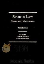 SPORTS LAW CASES AND MATERIALS THIRD EDITION（ PDF版）