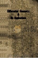 FIFFERENTIAL GEOMETRY AND ITS APPLICATIONS（ PDF版）