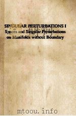 SINGULAR PERTURBATIONS O SPACES AND SINGULAR PERTURBATIONS ON MANIFOLDS WITHOUT BOUNDARY（ PDF版）