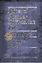 MINERAL POWDER DIFFRACTION FILE SEARCH MANUAL     PDF电子版封面     