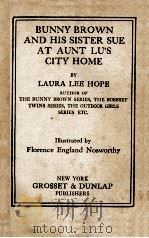BUNNY BROWN AND HIS SISTER SUE AT AUNT LU'S CITY HOME   1916  PDF电子版封面    LAURA LEE HOPE 