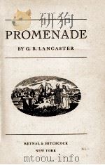 PROMENADE   1938  PDF电子版封面    G. B. LANCASTER 