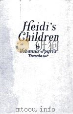 HEIDI'S CHILDREN（1939 PDF版）