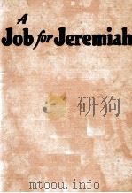 A JOB FOR JEREMIAH   1945  PDF电子版封面    ELEANOR WEAKLEY NOLEN 