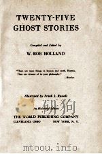 TWENTY-FIVE GHOST STORIES（1941 PDF版）