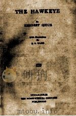 THE HAWKEYE   1923  PDF电子版封面    HERBERT QUICK 