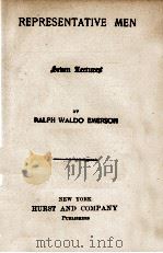 REPRESENTATIVE MEN     PDF电子版封面    RALPH WALDO EMERSON 