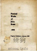 POETICAL WORKS OF JOHN KEATS   1966  PDF电子版封面     