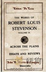 ROBERT LOUIS STEVENSON VOLUME IX   1906  PDF电子版封面     