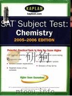 STA Subect Test:Chemistry 2005-2006  EDITION     PDF电子版封面  0743265319   