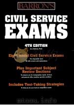 BARRON'S CIVIL SERVICE EXAMS  4TH EDITION     PDF电子版封面  0764107771   