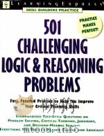 501 CHALLENGING LOGIC＆REASONING PROBLEMS     PDF电子版封面     