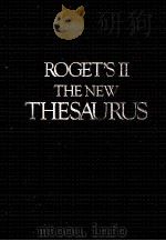 ROGET‘S Ⅱ THE NEW THESAURUS     PDF电子版封面     