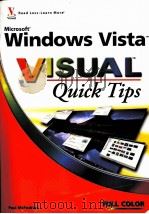 WINDOWS VISTA VISUAL QUICK TIPS     PDF电子版封面     
