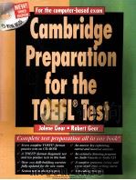 CAMBRIDGE PREPARATION FOR THE TOEFL TEST     PDF电子版封面     