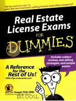 Real Estate License Exams for DUMMIES     PDF电子版封面  0764576232   