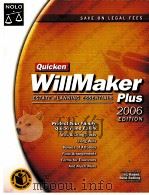 Quicken WillMaker Plus  ESTATE PLANNING ESSENTIALS  2006 EDITION     PDF电子版封面  1413303544   