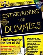 ENTERTAINING FOR DUMMIES：BY SUZANNE WILLIAMSON WITH LINDA SMITH     PDF电子版封面     