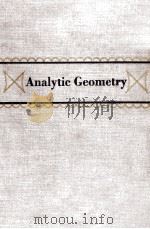 Analytic Geometry     PDF电子版封面     