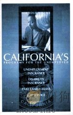 CALIFORNIA‘S PROGRAMS FOR THE UNEMPLOYED     PDF电子版封面     