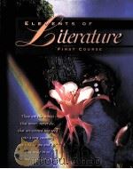 ELEMENTS OF LITERATURE FIRST COURSE     PDF电子版封面  0030968291   