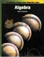 The University of Chicago School Mathematics Project Algebra     PDF电子版封面     