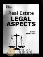 REAL ESTATE LEGAL ASPECTS 3RD EDITION     PDF电子版封面     