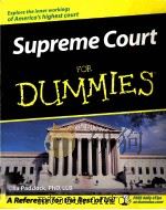 Supreme Court For DUMMIES     PDF电子版封面     