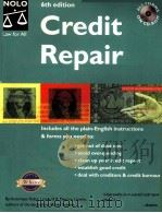 Credit Repair  Sixth edition     PDF电子版封面  0873378423   