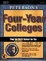 Peterson's Four-Year Colleges 2007     PDF电子版封面  9780768921533   