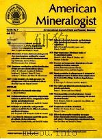 MAERICAN MINERALOGIST AN INTERNATIONAL JOURNAL OF EARTH AND PLANETARY MATERIALS  VOL.90 NO.7 JULY 20（ PDF版）