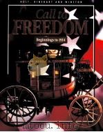 CALL TO FREEDOM BEGINNINGS TO 1914（ PDF版）