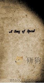 A SONG OF SPEED（1903 PDF版）