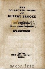 THE COLLECTED POEMS OF RUPERT BROOKE（1915 PDF版）