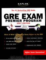GRE EXAM 2007 EDITION  Premier Program     PDF电子版封面  9781419541919   
