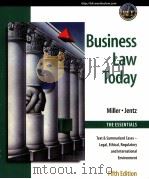 Business Law Today THE ESSENTIALS Fifth Edition     PDF电子版封面  0324004168   