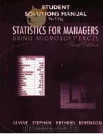 STUDENT SOLUTIONS MANUAL Pin T.Ng STATISTICS FOR MANAGERS USING MICROSOFT EXCEL Third Edition     PDF电子版封面  013062148X   