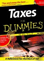 Taxes FOR DUMMIES 2001 Edition     PDF电子版封面  0764553062   